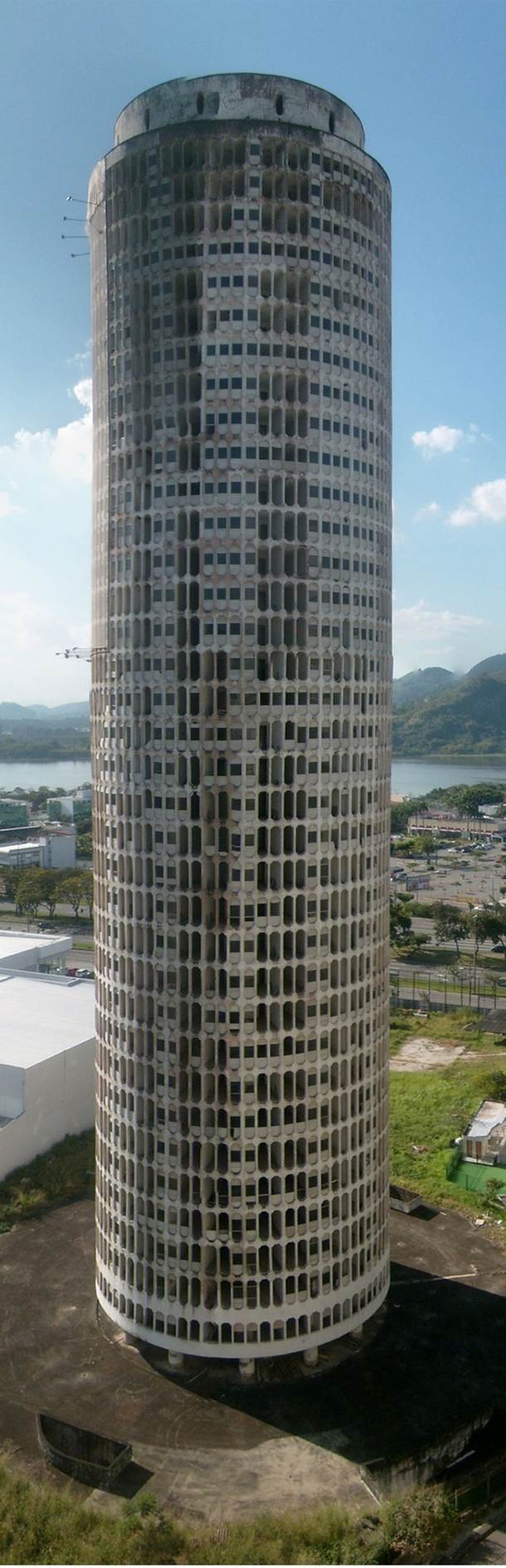 The forgotten Torre Abraham Lincoln in Rio de Janeiro Brazil Circular -story tower remains empty and unfinished since construction was halted in  Conceived as a modernist plan for the region the tower was intended to be the first in a series of  Photo by 
