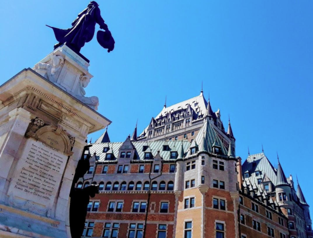 The Frontenac Hotel in Quebec City