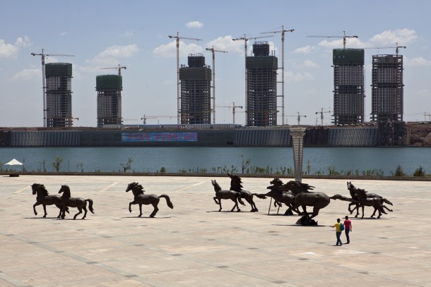 The Ghost City Of Ordos China  Over a million new residences were developed in the s during a regional mining boom With mines empty inhabitants have moved on 