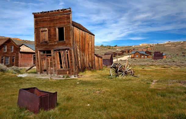 The ghost town of Bodie California  by Cat Burton