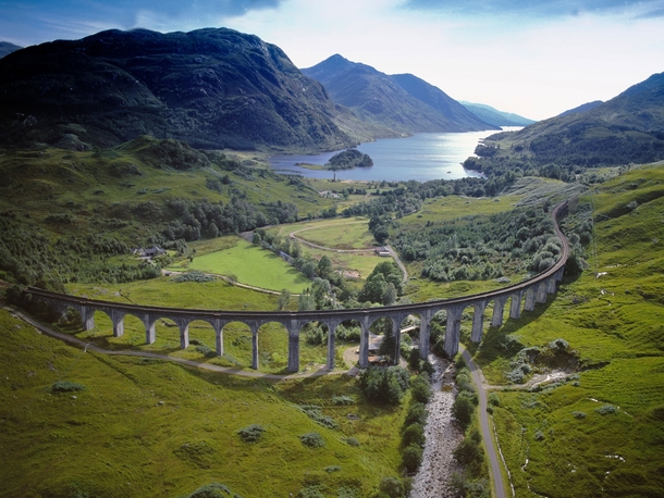 The Glenfinnan Viaduct amp Railway Lochaber Scotland 