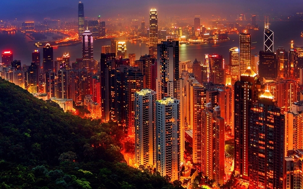 The glow of Hong Kong 