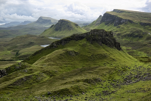 The green of Scotland - Quiraing Isle of Skye 