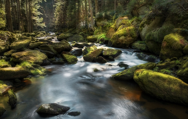 The Hllfall - the upper course of the river Kamp in Lower Austrias north the Waldviertel  by fnatic 