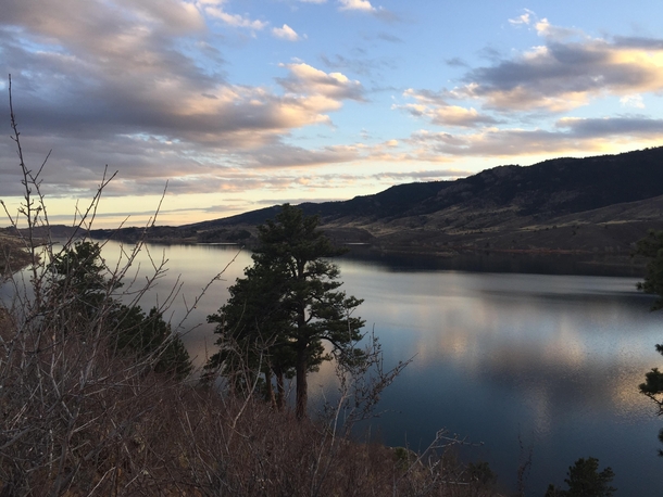 The Horsetooth reservoir in Fort Collins CO 