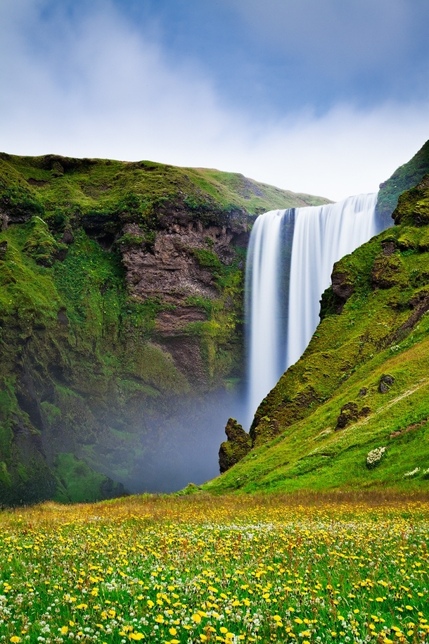The Iconic Skogafoss waterfall in Iceland Photo by Jon Reid 