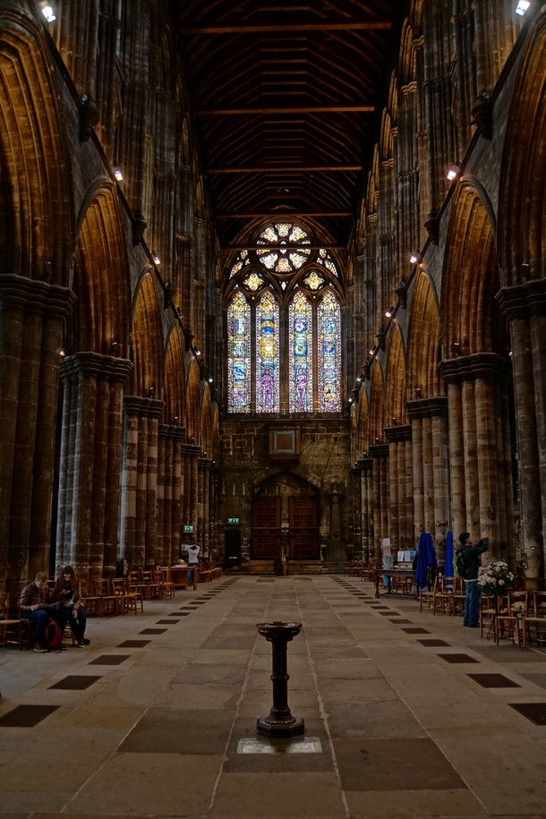 The interior of Glasgow Cathedral 