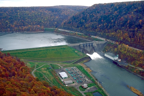 The Kinzua Dam and Allegheny Reservoir 