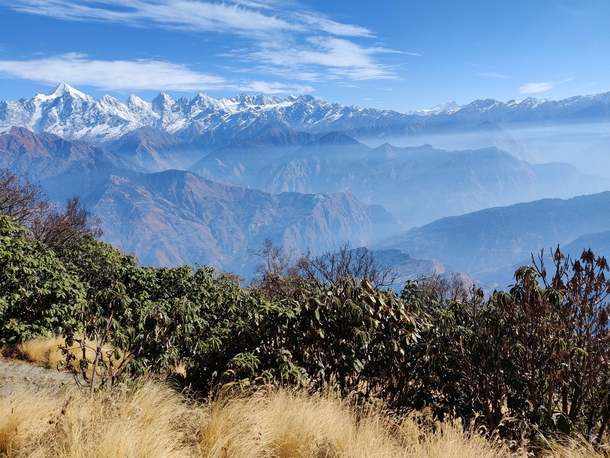 The Kumaon Himalayan range near Munsyari northern India 