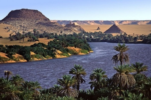 The Lakes of Ounianga in the heart of the Sahara Desert 