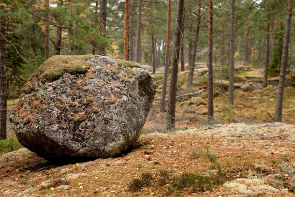 The lonely rock Sweden 