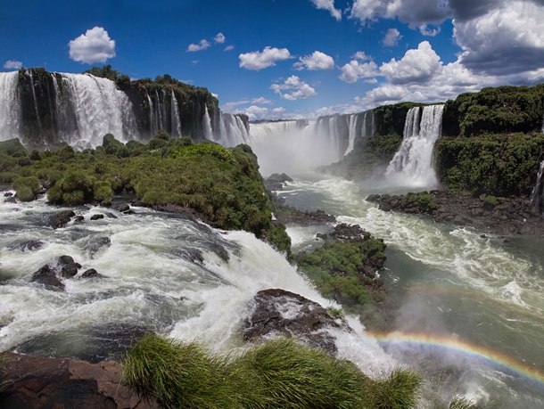 The majestic Iguacu Falls Brazil 