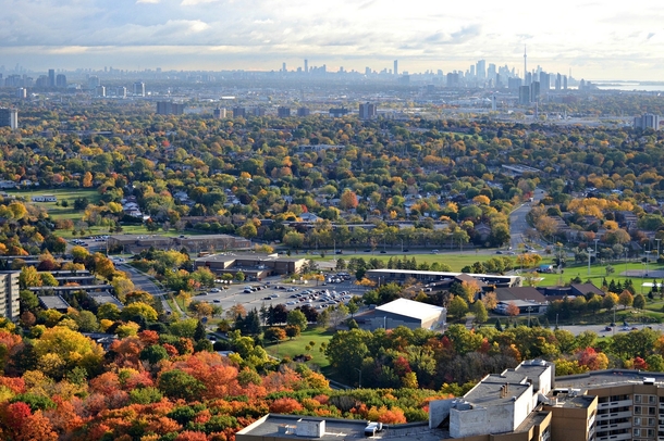 The many skylines of Toronto Canada 