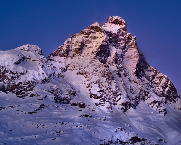 The Matterhorn in the Alps The Italian side 