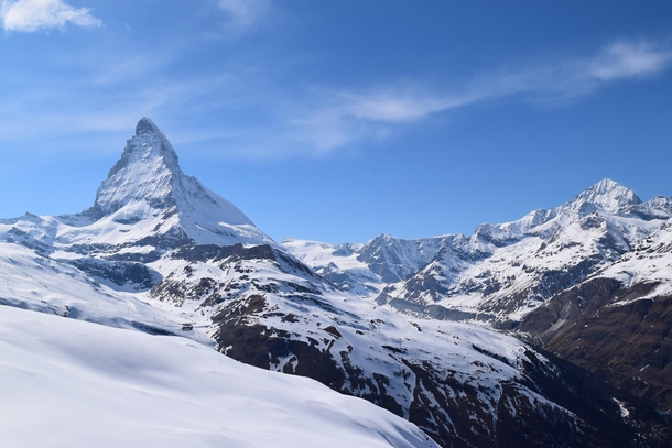 The Matterhorn near Zermatt Switzerland 