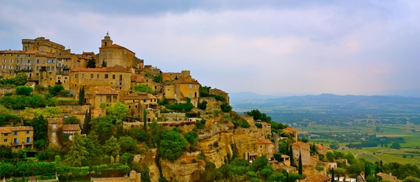 The medieval hill town of Gordes France 