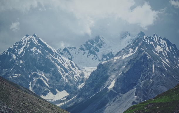The mighty Himalayas Panjtarni Kashmir Valley India 