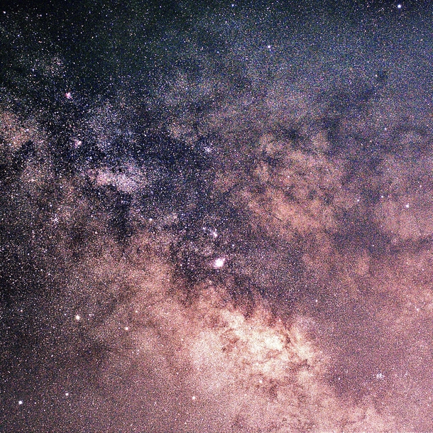The Milky Way in not so widefield