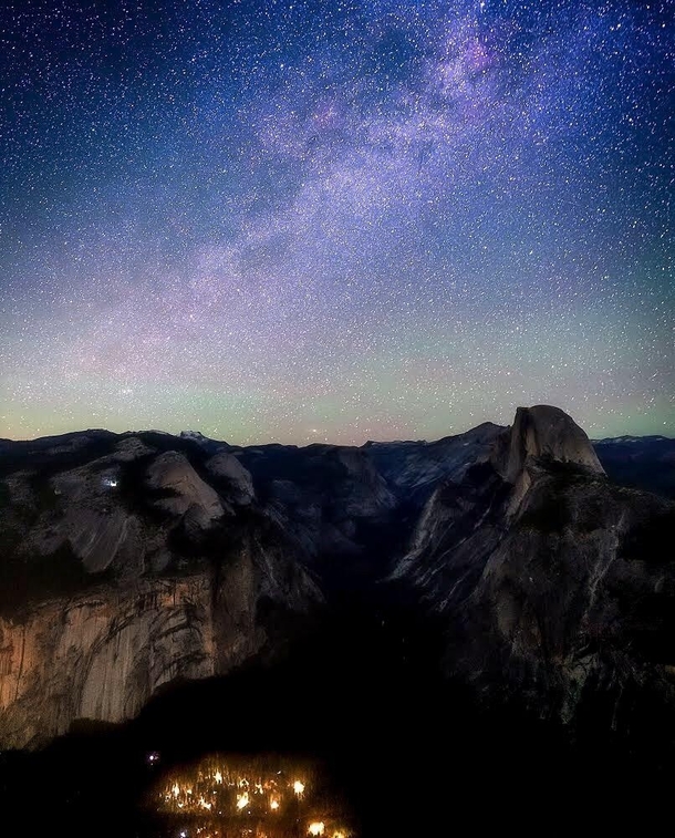The Milky Way on a Perfect Summer Night in Yosemite National Park  IG cotyspence