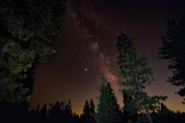 The Milky Way seen from Shaver Lake CA