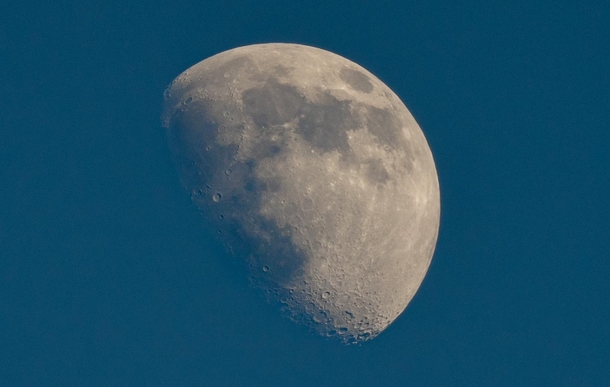 The Moon from London yesterday afternoon 