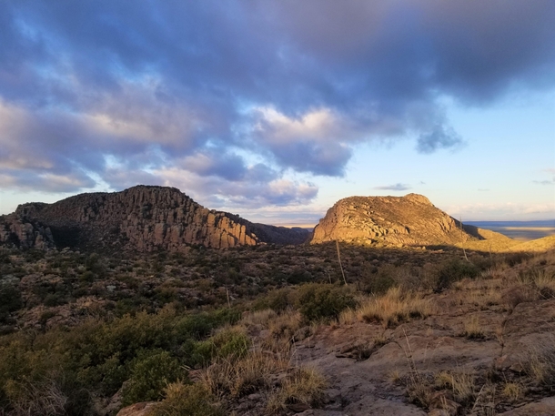 The morning light at Chiricahua National Monument Arizona 