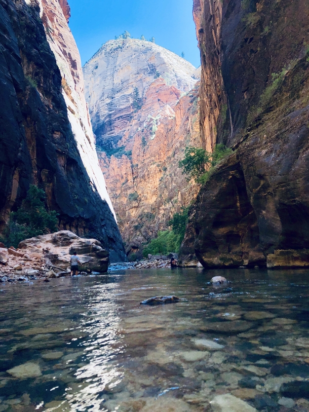 The Narrows on an uncrowded day Zion NP 