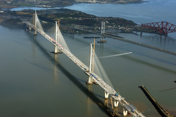 The New Forth Bridge In Construction Feb  
