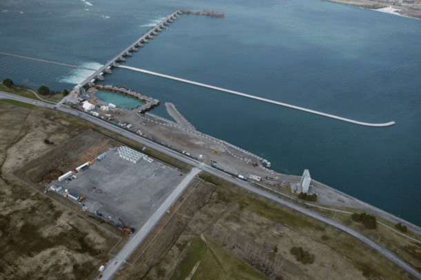 The Niagara Tunnel Projects intake point 