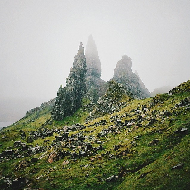 The Old Man of Storr in the Scottish Highlands by Alex Strohl 