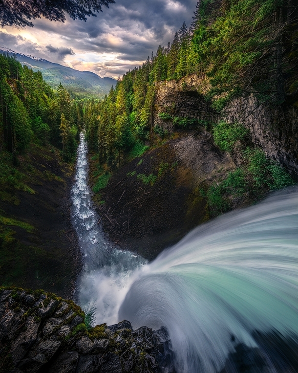 The Plunge Brandywine Falls Whistler BC Canada  Photo by Artur Stanisz