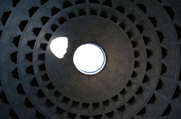 The Roman Pantheons  Year Old Concrete Dome 