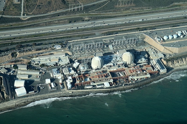 The San Onofre nuclear power plant which before being shut down due to a faulty steam generator in  powered  of California