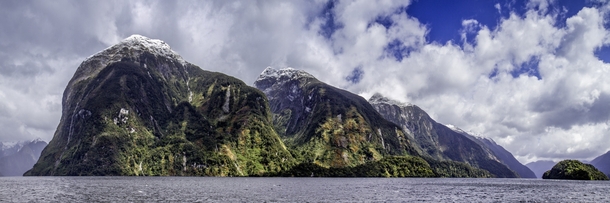 The shores of Doubtful Sound Fiordland New Zealand 
