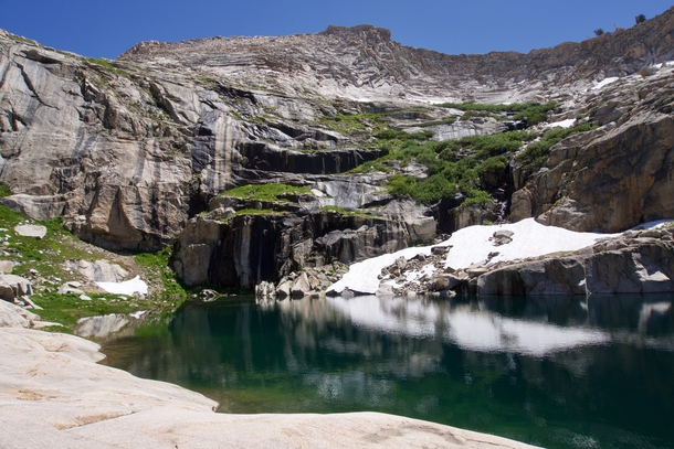 The Silliman Lake Sequoia NP California The long grueling hike up the steep granite slab was worth it The night was even more amazing 