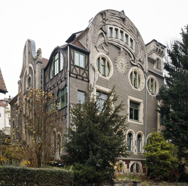 The Sonnenhaus - The Sun House - Coburg Germany - Built by architect Carl Otto Leheis in the Art Nouveau style in 