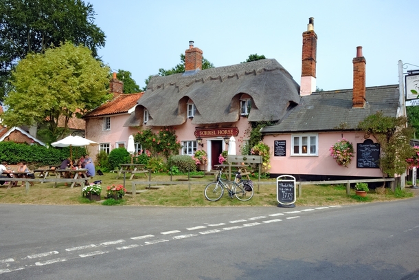 The Sorrel Horse pub Shottisham Suffolk England
