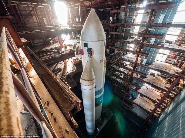 The Soviet Unions Energia Rocket from the s - you can still visit if youre willing to do the trip