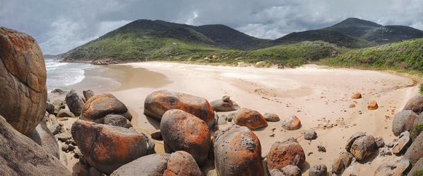 The spectacular boulders and landscapes of Wilsons Promotory Australia 