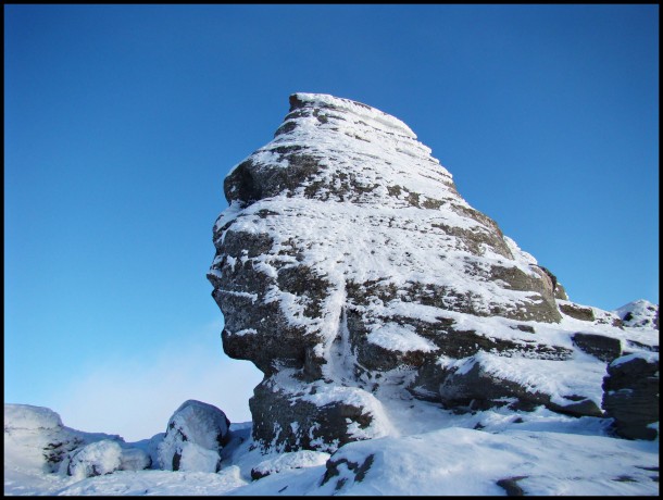 The Sphinx in Bucegi Mountains Romania 