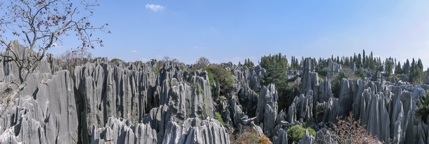 The Stone Forest near Shilin China 