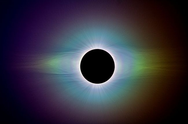 The Suns corona visible during the recent eclipse on July  