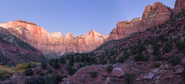 The Temple of the Virgin in Zion National Park 