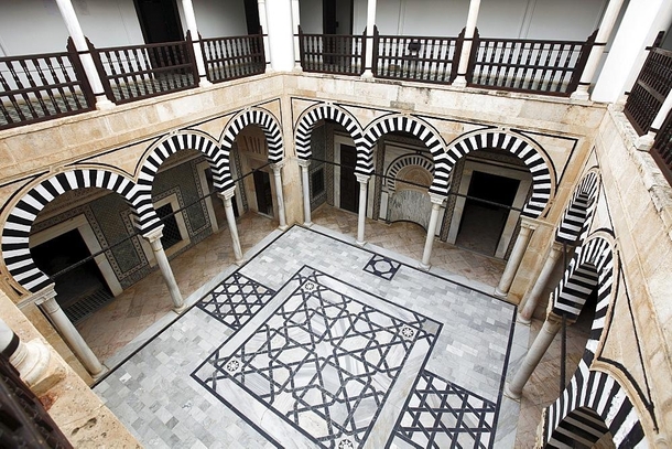 The th century mausoleum of Sidi Abid El-Ghariani in Kairouan Tunisia