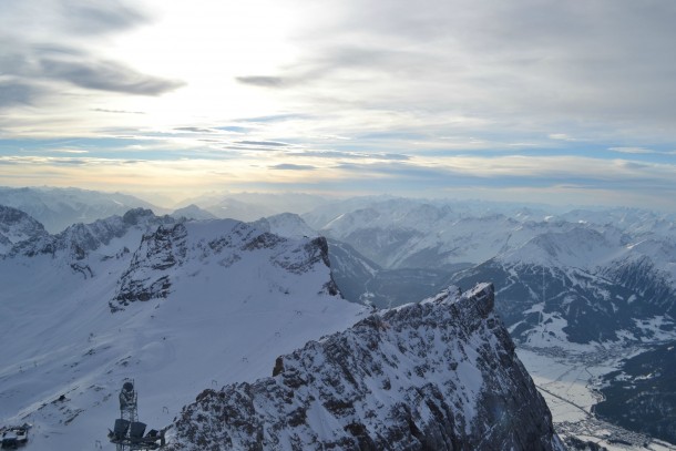 The top of Germany the Zugspitze 