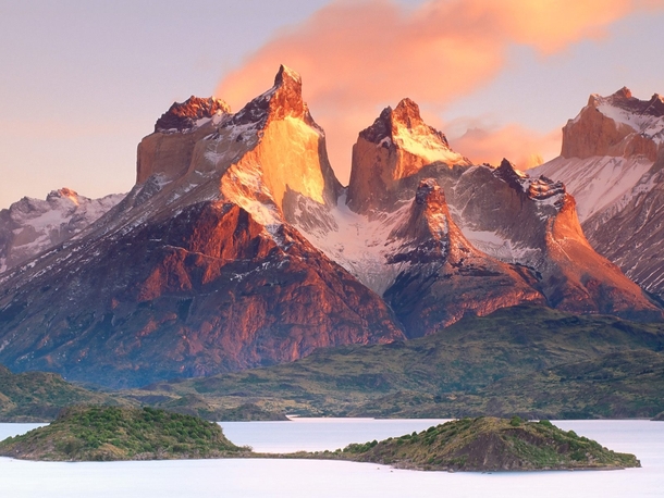 The Torres del Paine in Chilean Patagonia 