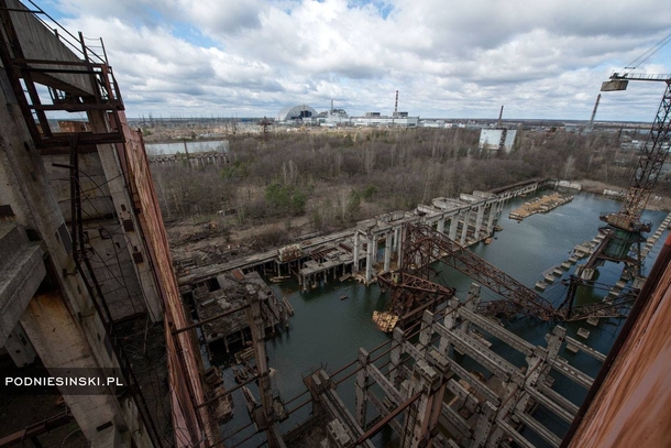 The unfinished block  of the Chernobyl Nuclear Power Plant by Arkadiusz Podniesinski 