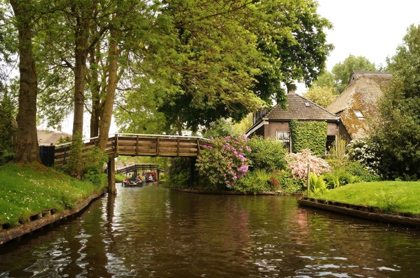 The Venice of the north Giethoorn Netherlands 