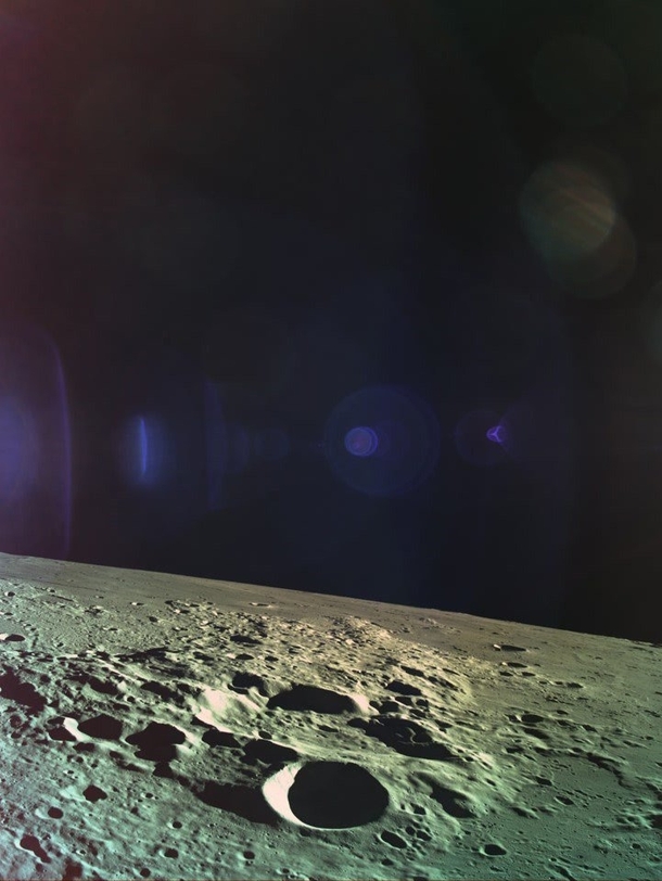 The very last image from Israeli Beresheet lunar lander