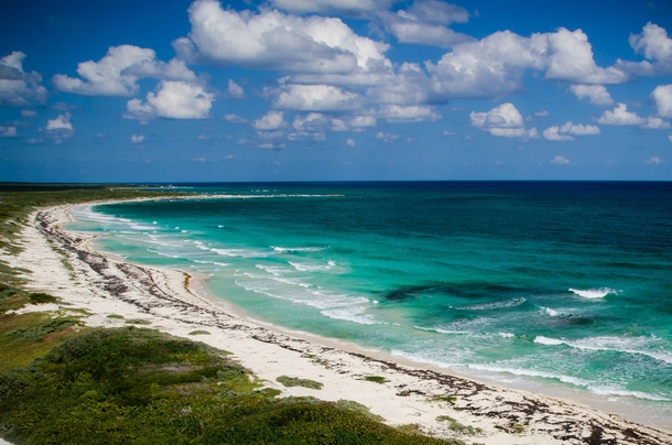 The view from atop Punta Sur Lighthouse Cozumel Island Mexico Taken by doublesecretprobatio 